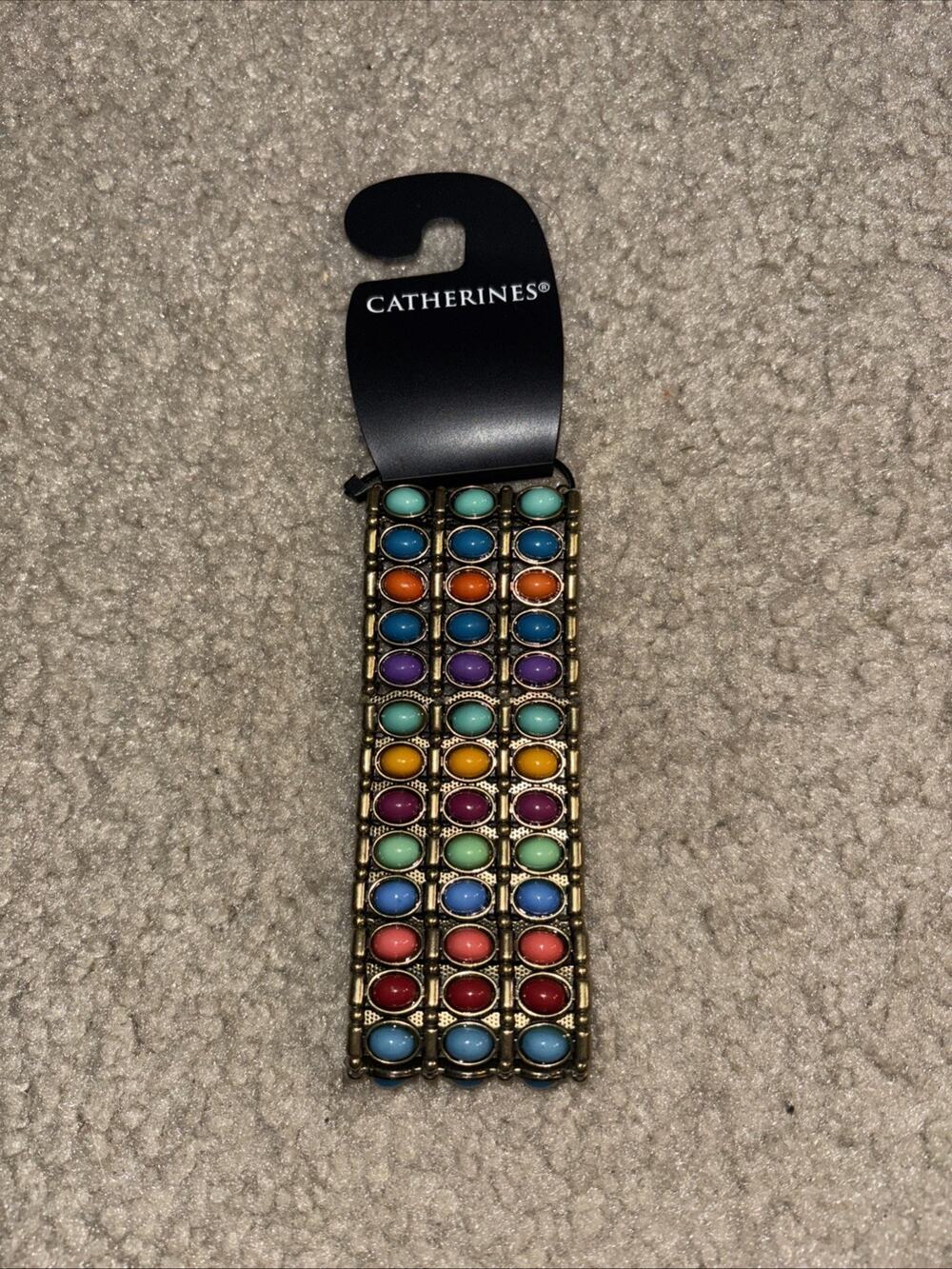 Vintage Catherines Scarab Style Stretch Bracelet NWT